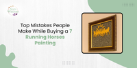 Top Mistakes People Make While Buying a 7 Running Horses Painting