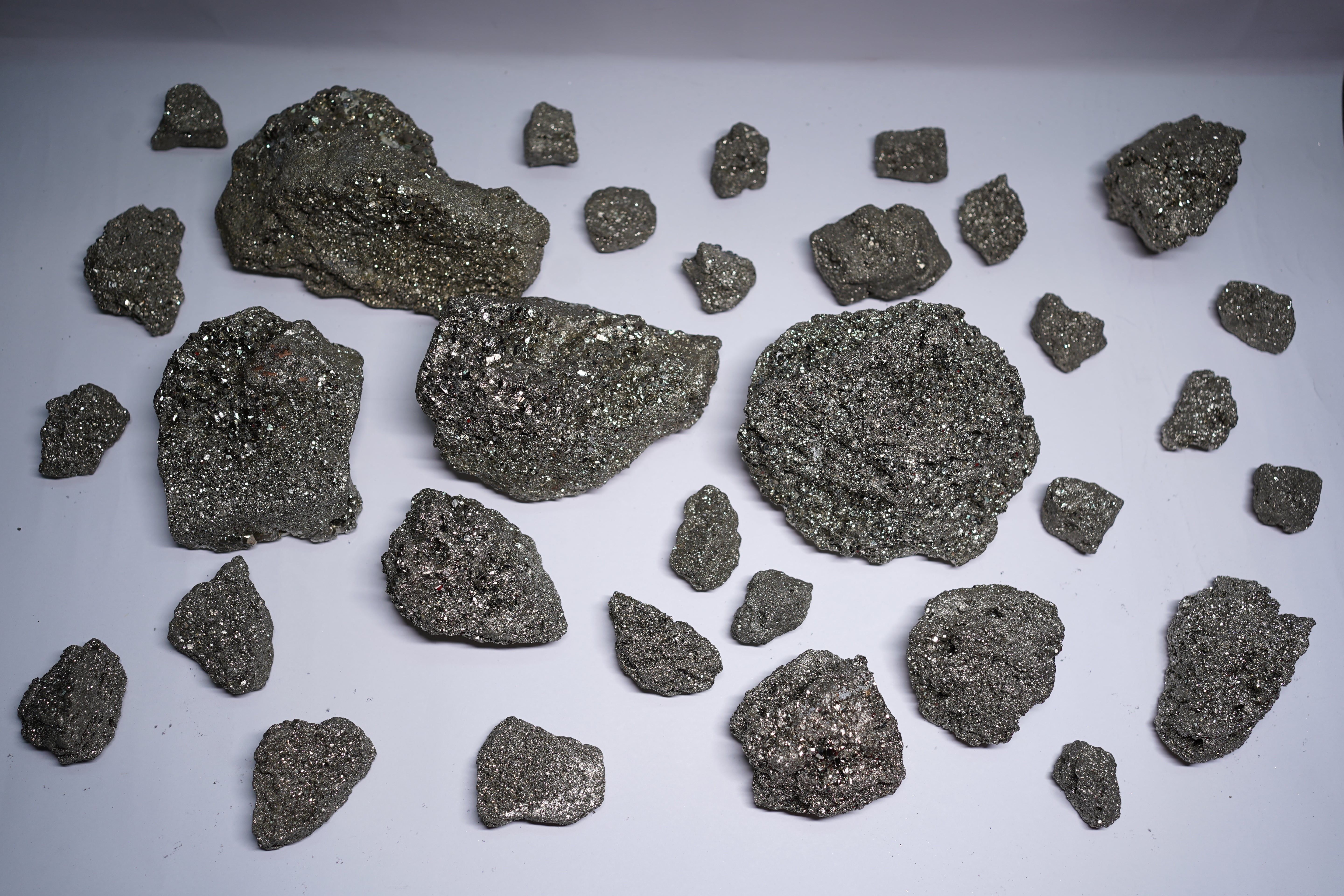 Pyrite Clusters