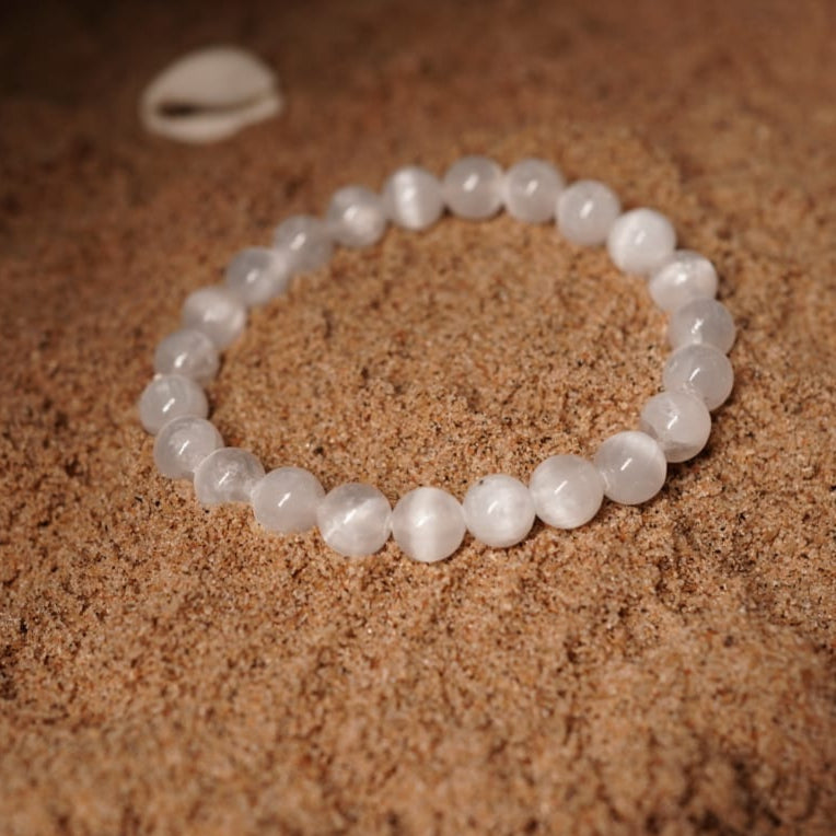 Selenite Bracelet – Cleansing, Peace & Divine Connection