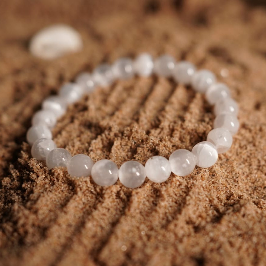 Selenite Bracelet – Cleansing, Peace & Divine Connection