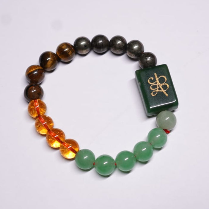 Money Magnet Bracelet with Zibu Coin – Prosperity, Abundance & Positive Flow