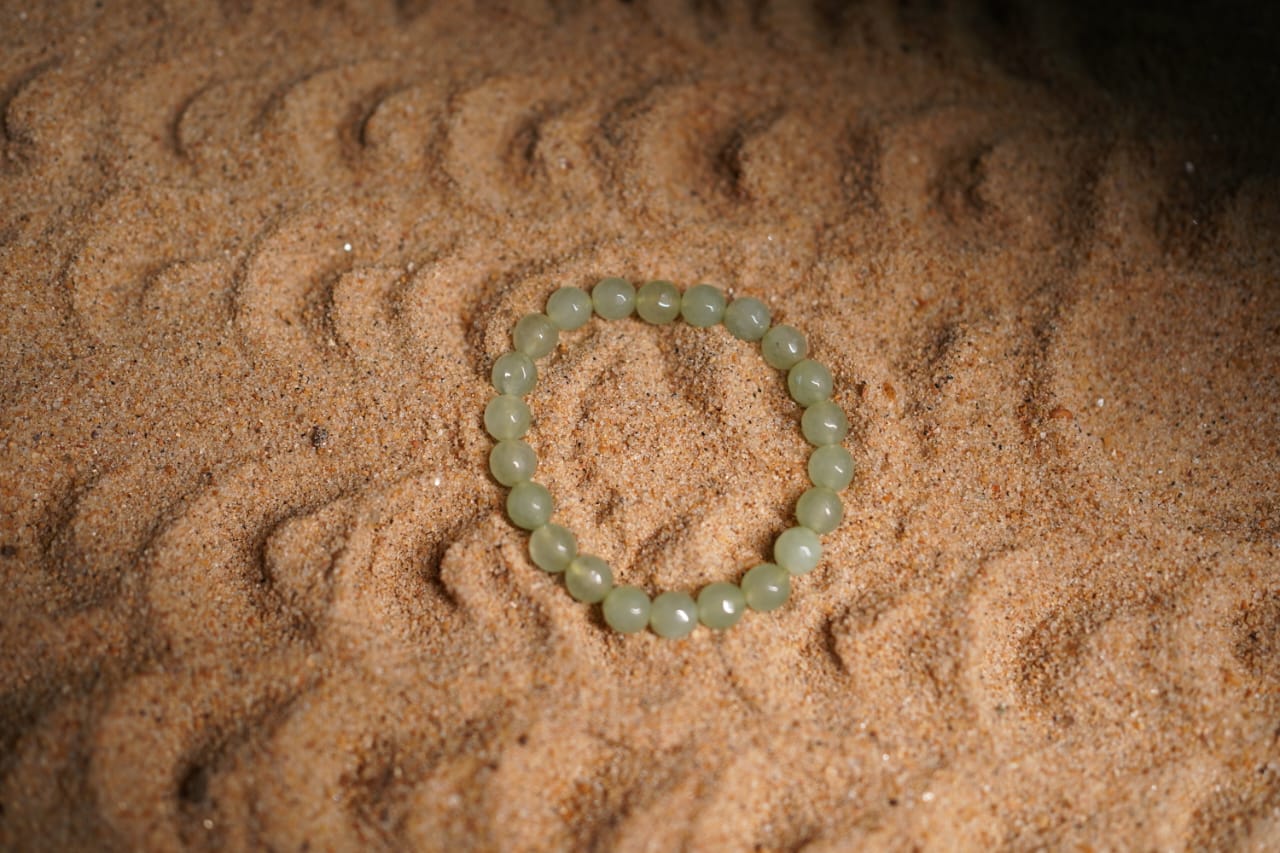 Green Aventurine – Diamond Cut Bracelet | Luck, Prosperity & Heart Healing