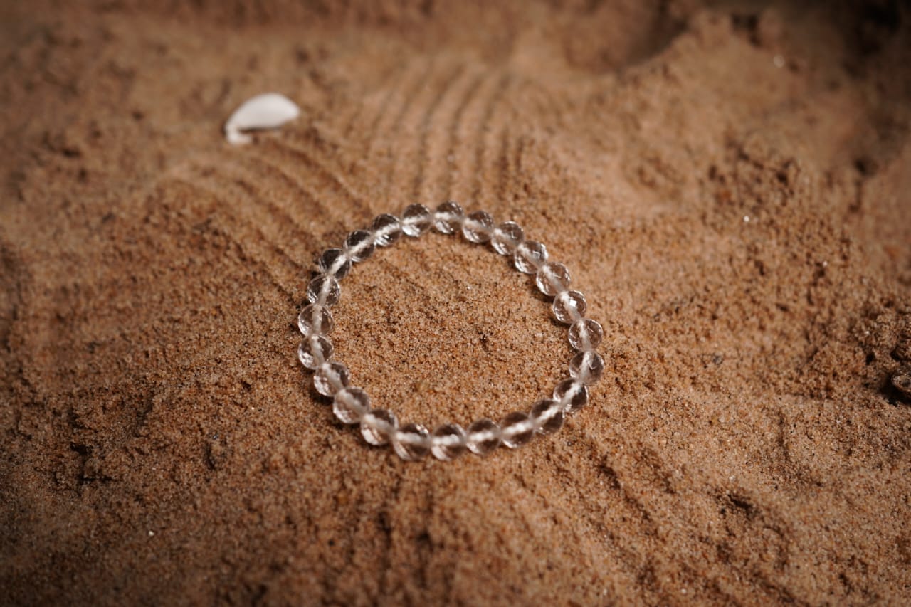 Clear Quartz – Diamond Cut Bracelet | Master Healer & Energy Amplifier