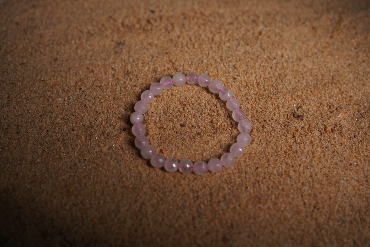 Rose Quartz – Diamond Cut Bracelet | Love, Harmony & Emotional Healing