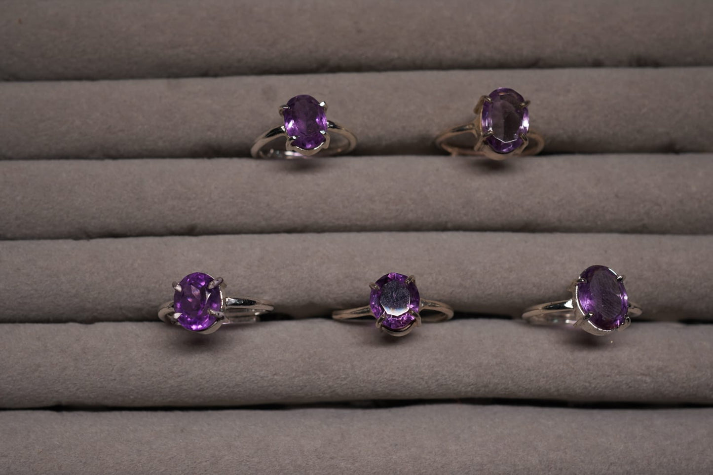 π Amethyst Ring β Peace, Protection & Spiritual Growth