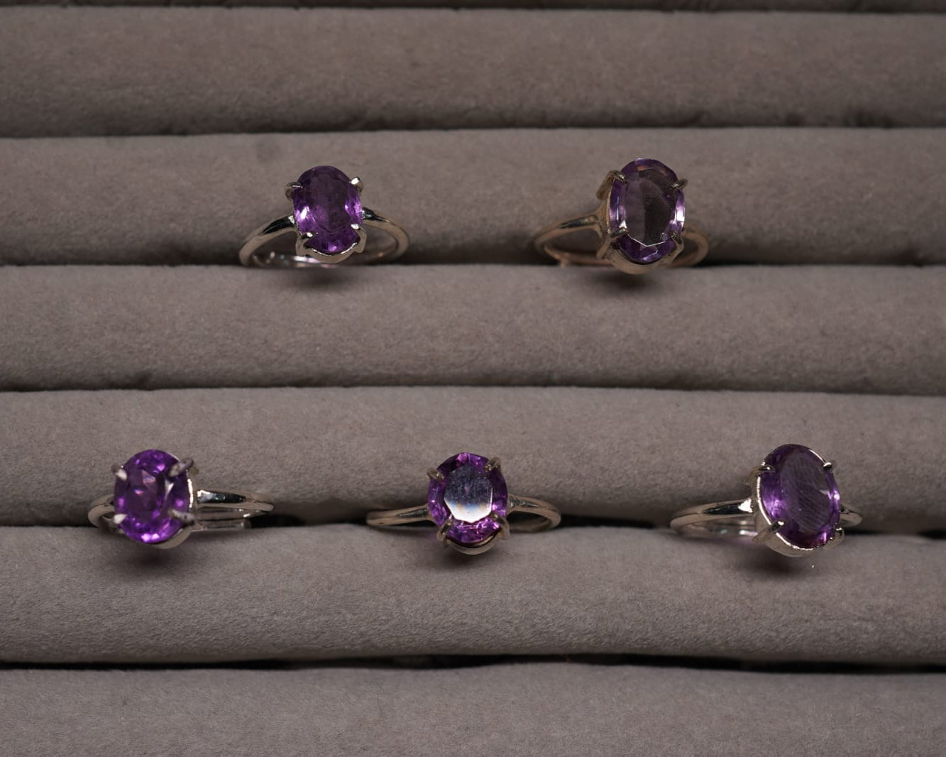 💜 Amethyst Ring – Peace, Protection & Spiritual Growth