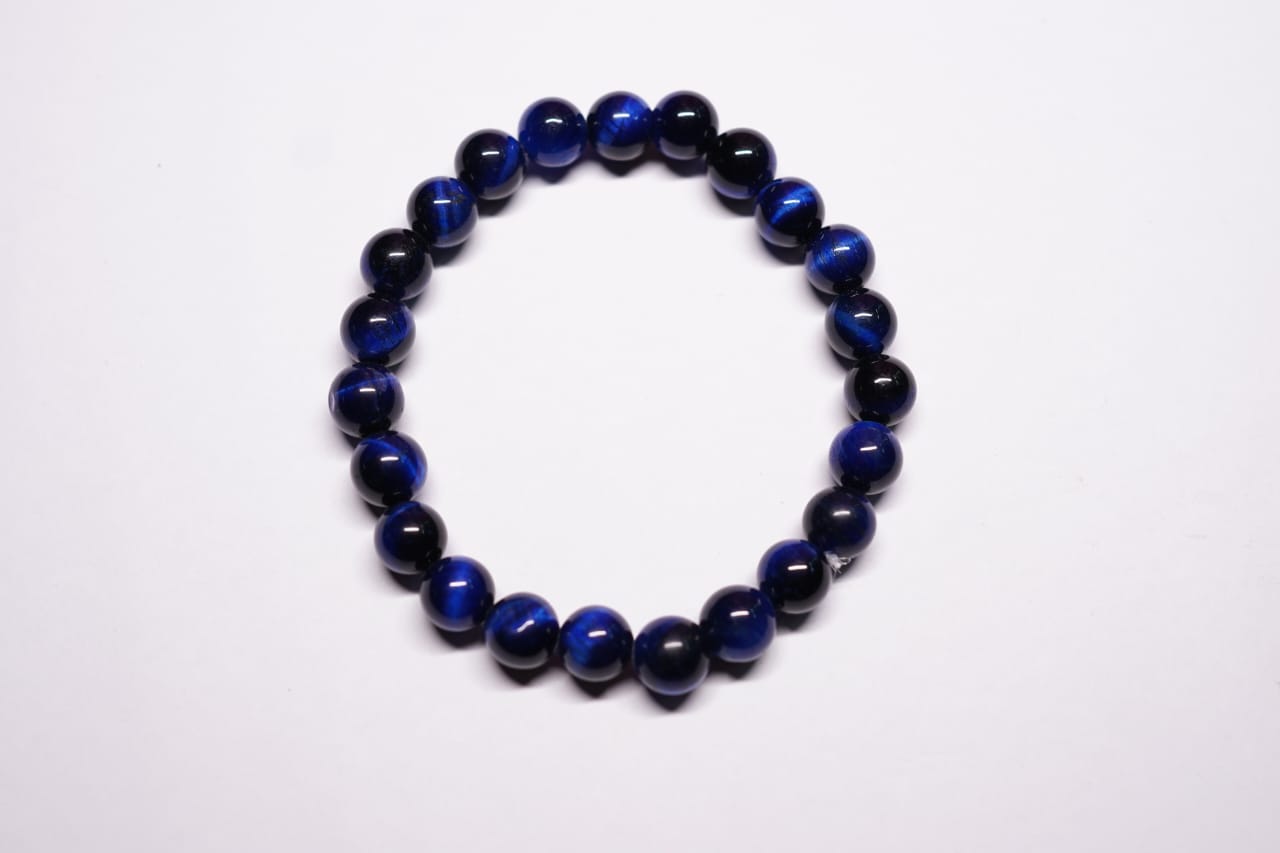 Blue Tiger Eye Bracelet – Calm, Focus & Protection