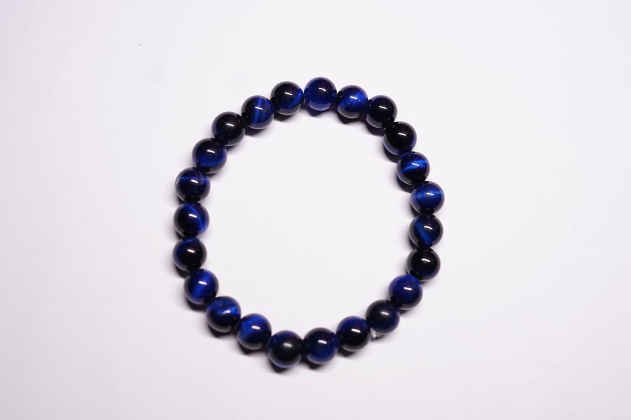 Blue Tiger Eye Bracelet – Calm, Focus & Protection