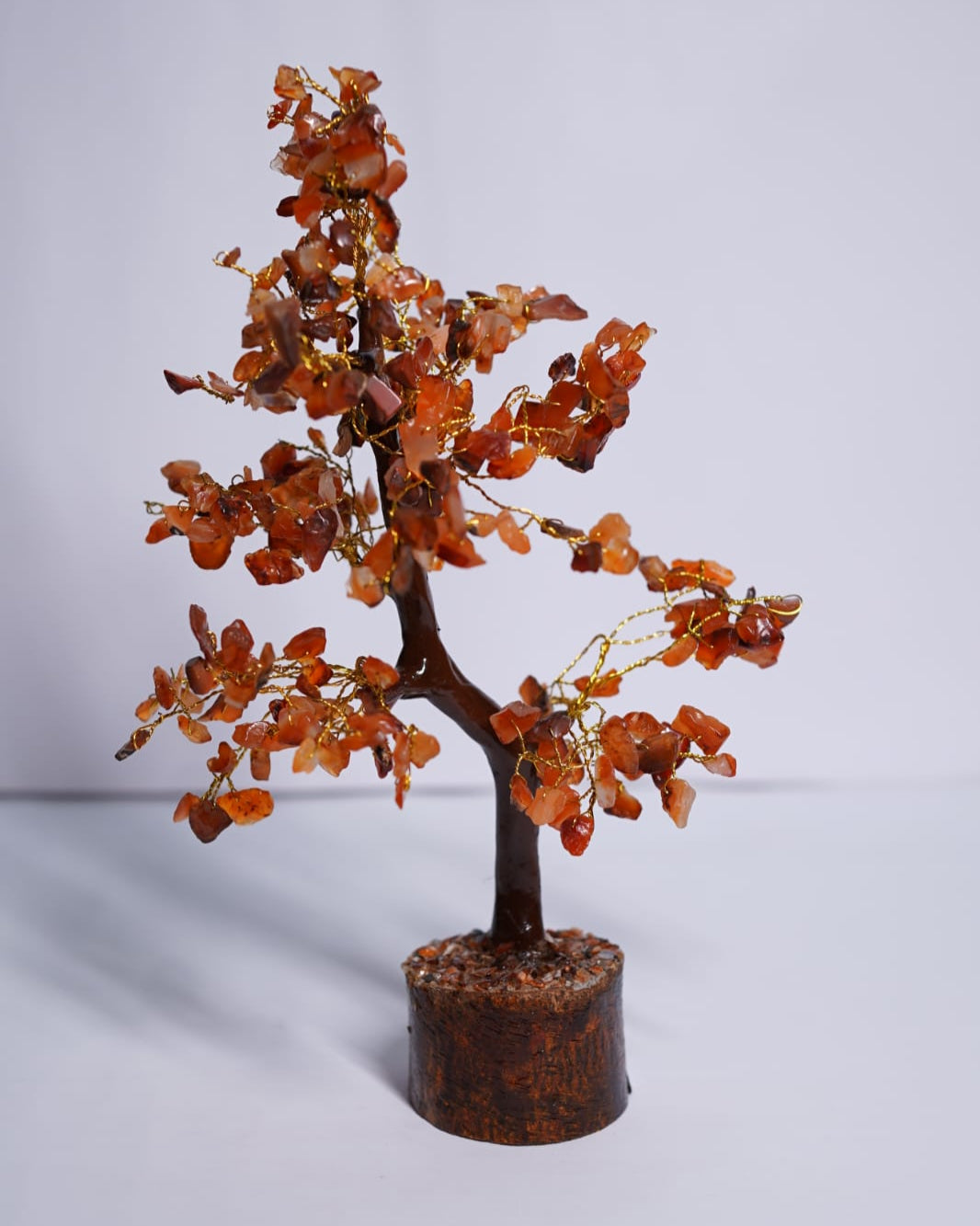 Carnelian Crystal Tree – 300 Beads | Energy, Confidence & Prosperity