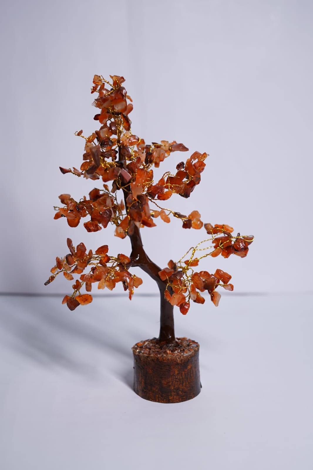 Carnelian Crystal Tree – 300 Beads | Energy, Confidence & Prosperity