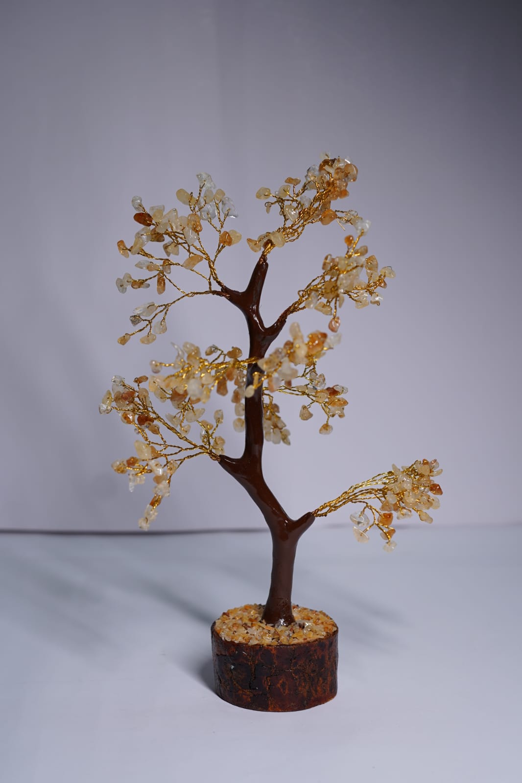 Citrine Crystal Tree – 300 Beads | Wealth, Success & Joy