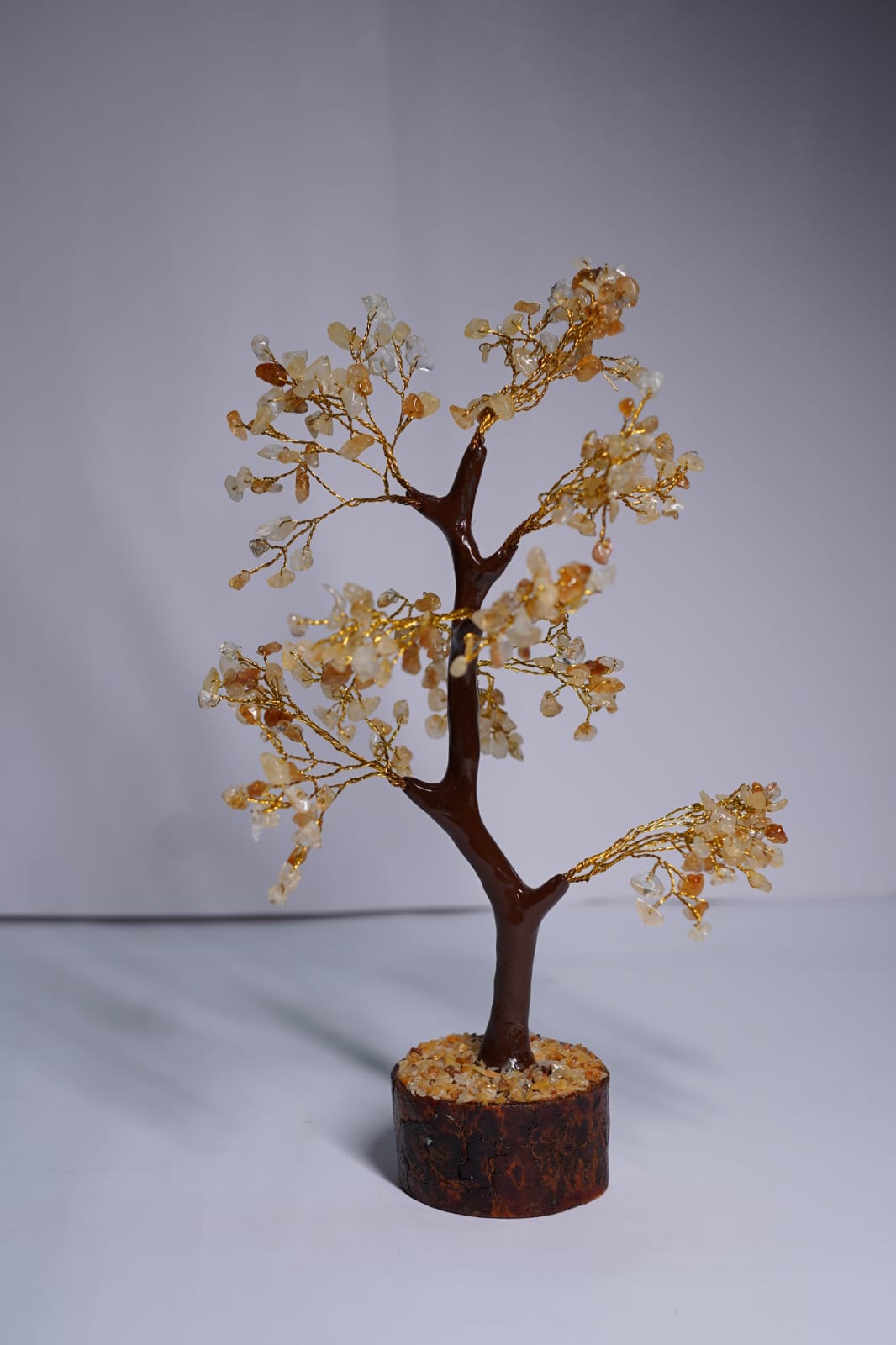Citrine Crystal Tree – 300 Beads | Wealth, Success & Joy
