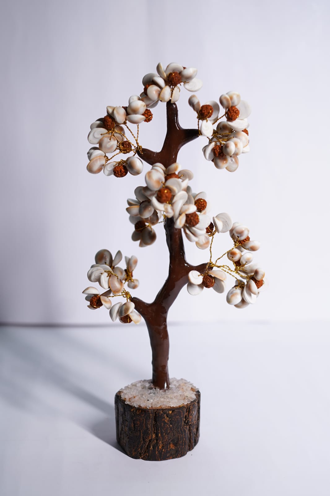 Gomti Chakra Crystal Tree – 200 Beads | Prosperity, Protection & Balance