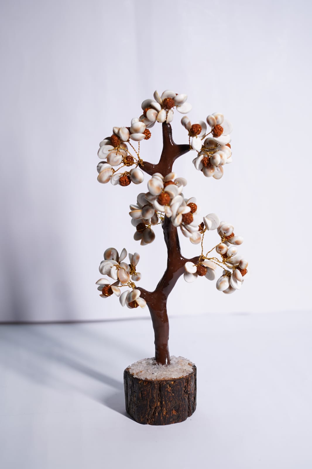 Gomti Chakra Crystal Tree – 200 Beads | Prosperity, Protection & Balance