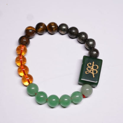 Money Magnet Bracelet with Zibu Coin – Prosperity, Abundance & Positive Flow