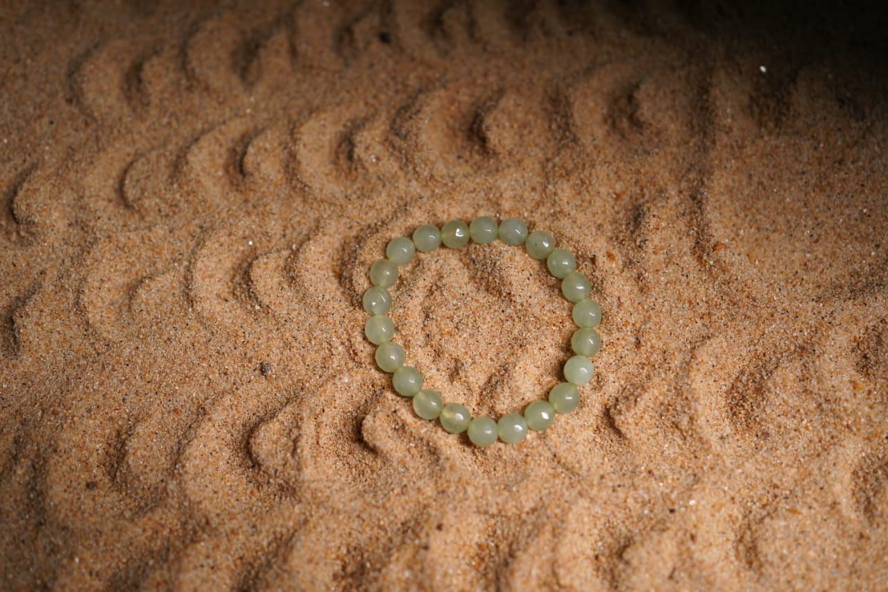 Green Aventurine – Diamond Cut Bracelet | Luck, Prosperity & Heart Healing