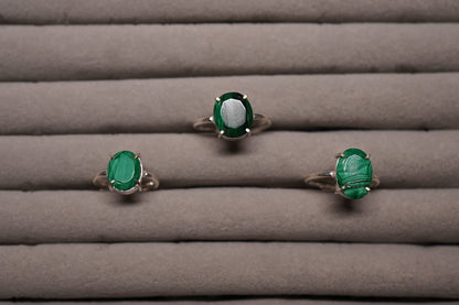 💚 Malachite Ring – Transformation, Protection & Healing