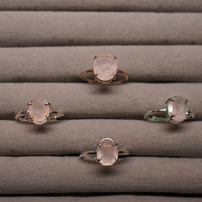 🌸 Rose Quartz Ring – Love, Harmony & Emotional Healing