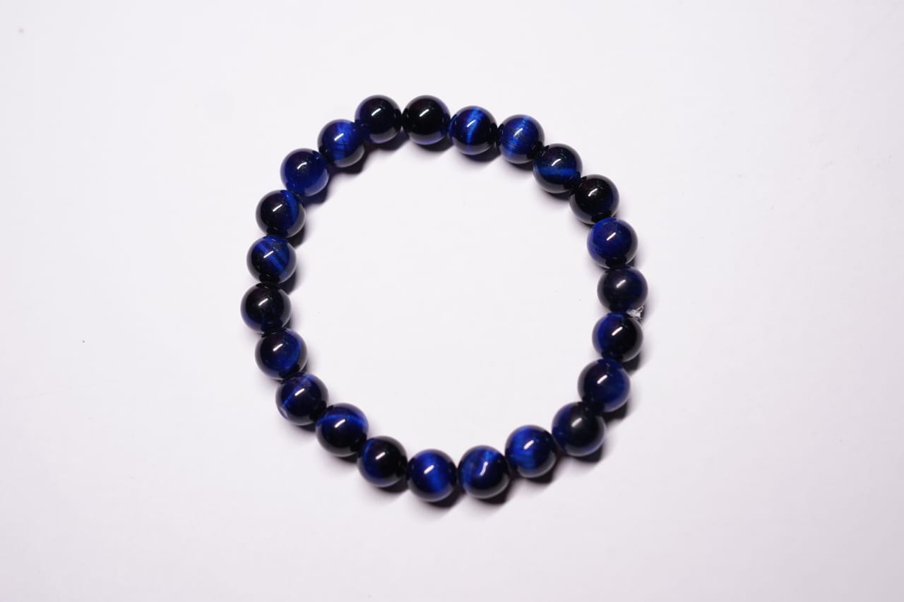 Blue Tiger Eye Bracelet – Calm, Focus & Protection