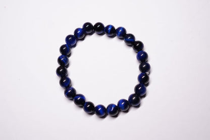 Blue Tiger Eye Bracelet – Calm, Focus & Protection