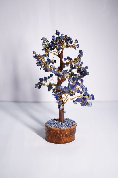 Lapis Lazuli Crystal Tree – 300 Beads, Wisdom, Protection & Inner Power
