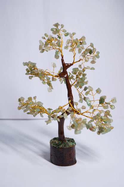 Green Aventurine Crystal Tree – 300 Beads | Luck, Prosperity & Growth