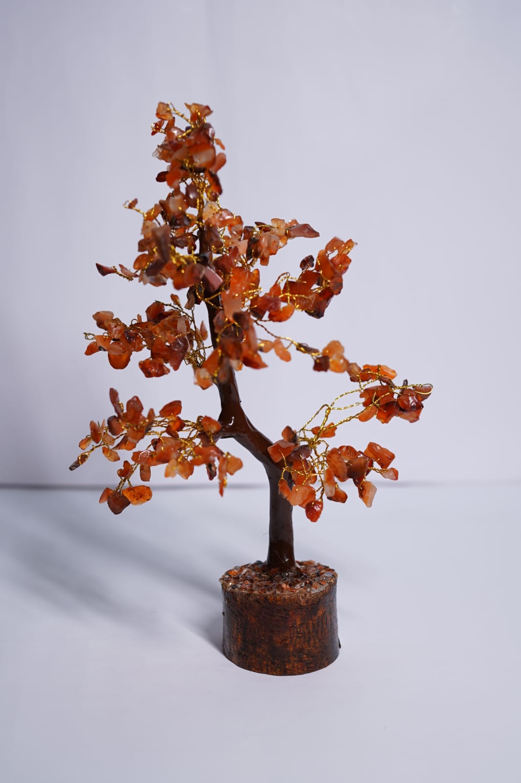 Carnelian Crystal Tree – 300 Beads | Energy, Confidence & Prosperity