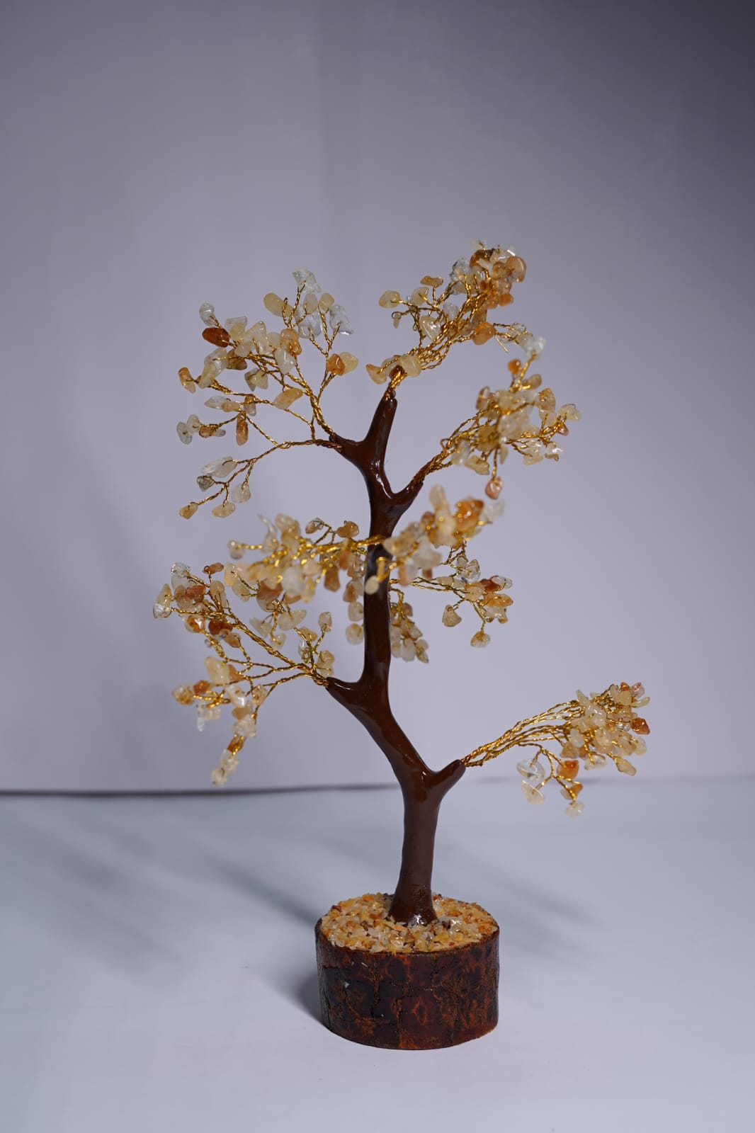 Citrine Crystal Tree – 300 Beads | Wealth, Success & Joy