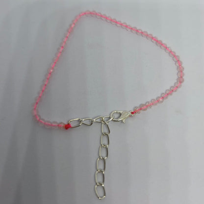 Rose Quartz Anklet