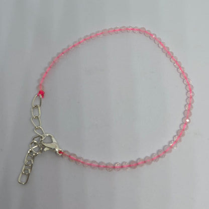 Rose Quartz Anklet